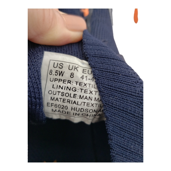 RBX Men's Sneakers Size 8.5W in Navy Mesh Upper Comfort - Picture 8 of 8